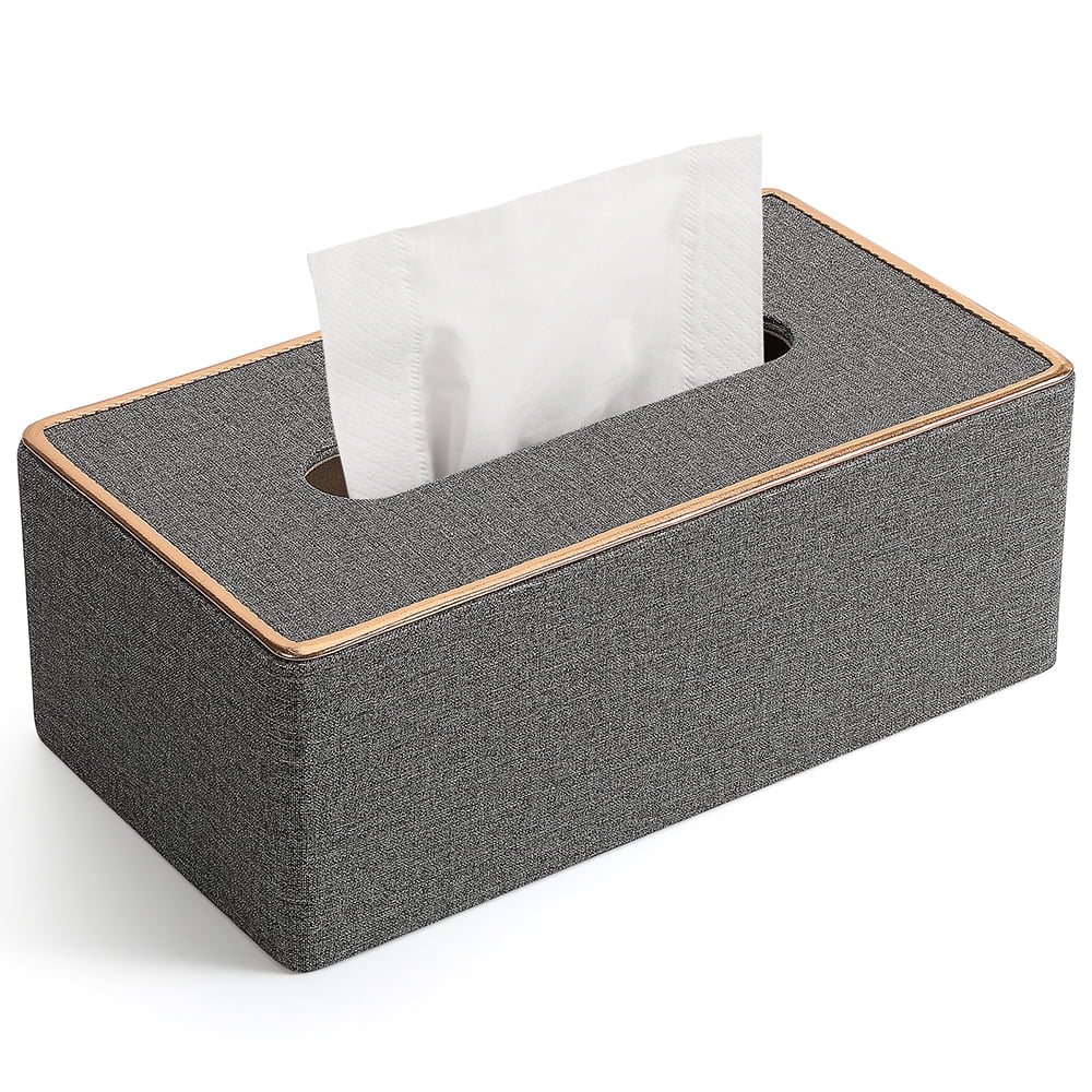 Retro Rectangular Tissue Box Cover Paper Napkin Holder Case Supply 6L 