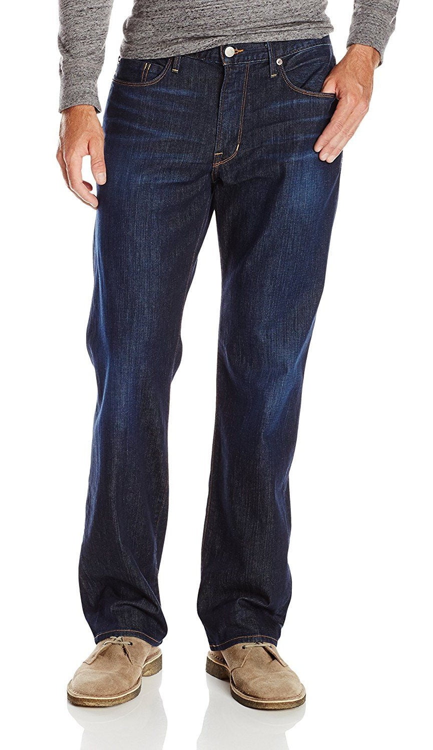 Lucky Brand New Lucky Brand Mens Burgess Blue Wash 363 Vintage