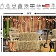 thumbnail image 5 of 8x6FT Western Cowboy Backdrop Banner Rustic Polyester West Barnyard Farm Barn Warehouse Photo Decorations, 5 of 5