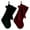 2PC, variant on 20 Inch Velvet Christmas Stocking with Large Decorative Bow Luxury Velvet Stocking for Fireplace Mantel, Elegant Holiday Decor Christmas gifts (Green)