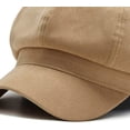 thumbnail image 2 of CoCopeaunts Fleece Anise Newsboy Cap Vintage Women Adjustable Octagonal Cap Female Winter Autumn Leisure Hat French Beret, 2 of 7