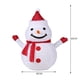 thumbnail image 5 of Lámpara de muñeco de nieve plegable con luz de Navidad, impermeable, decoración de invierno, blanco frío (E) Likrtyny Para estrenar, 5 of 9
