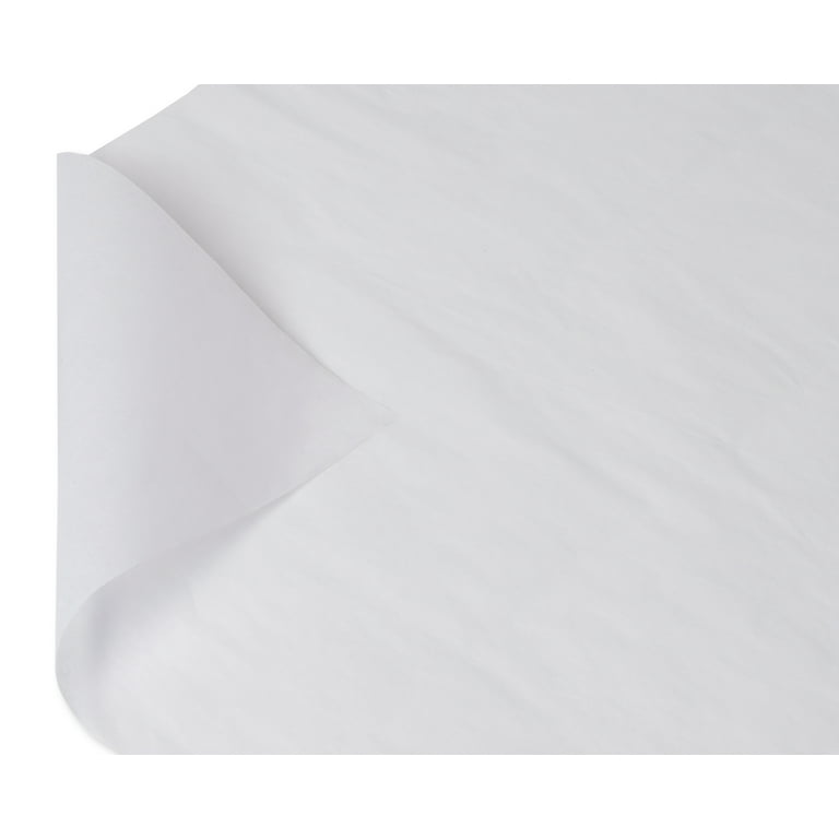 25pk White Tissue Paper Sheets for Packaging 75 x 50cm, White