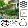 thumbnail image 3 of Home Garden Diy Plastic Molded Paving Mold Pavement Maker Mold Style 3, 3 of 5