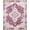 Purple Multi, Pattern 4, variant on ODIKA 8'x10' Washable Area Rug Durable, Non-Slip Plum Purple Boho Scroll Border Fuzzy Abstract Swirl Ombre for Living Room, Under Sectional, Family