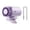 Purple, variant on 2026 Car Clip on Air Conditioner Fan with LED Display, 360° Rotation, 199 Speed USB Rechargeable Cooling Fan, Detachable Wide Clip Portable Fan for Car Seat, Office, Home,White,3x2.7"