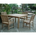 thumbnail image 2 of Teak Windsor Rialto Armchair 5-Pieces Dining Set, 2 of 3