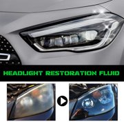 2026 Professional Car Headlight Restoration Kit, Multifunctional Car Headlight Cleaner, Headlight Polishing Kit with Sponge & Towel, Headlight Polishing Spray for All Vehicle Types