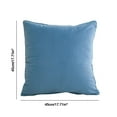thumbnail image 3 of Dvumao Throw Pillows, Frosted Velvet Sofa Set Living Room Cushion Solid Color Jacquards Thickening Waist Cushion Bed Velvet Headrest, Women Gifts, 3 of 6
