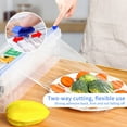 thumbnail image 4 of 6 pcs Plastic Wrap, Aluminum Foil and Wax Paper Dispenser Cutter, Reusable Tin Foil & Cling Wrap & Parchment Paper Dispe, 4 of 5