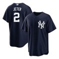 thumbnail image 1 of Chandail de baseball brodé des Yankees de New York, numéro 2, Jeter, numéro 99, juge, 1 of 3