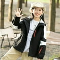 thumbnail image 5 of WOYY Little Boys Windbreaker Lightweight Windproof Outdoor Sports Jacket, Sizes 6-8, 5 of 6