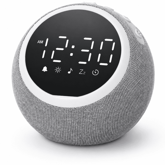 LEIKE White Noise Machine with 25 Soothing Sounds, Sunrise Alarm Clock, Sleep Timer,  Sound Machine for Baby Adult