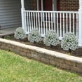 thumbnail image 4 of Artificial Eucalyptus Garden Stake, UV Resistant Flower for Outdoor Yard Decor, 4 of 4