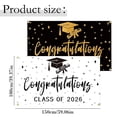 thumbnail image 3 of Zoxiy Graduate 2026 Backdrop,Congrats Grad Banner - 59x39 Inch,White and Black Congrats Grad Banner Fot Class of 2026 Graduation Decorations,Graduation Theme Backdrop,Graduation Backdrop 2026,1 Pack,, 3 of 9