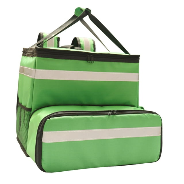 Mochila Térmica para Reparto de Comida, Ideal para Transportar Comida Caliente Y Fría. Reutilizable para Fiestas en El Jardín Y para Usar