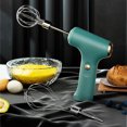 thumbnail image 3 of Cateissary Batidor de huevos eléctrico ABS, bajo ruido, portátil, inalámbrico, ajustable, recargable, cocina, agitador para hornear, batidor de huevos Electrodomésticos Verde Cateissary HA082563-01B, 3 of 6