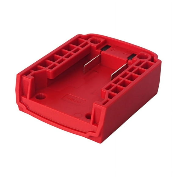 Conector de Batería del Convertidor del Adaptador de Bricolaje para la Carcasa del Cabezal de Carga de la Batería de Base de Litio de 18 V de , Color Rojo