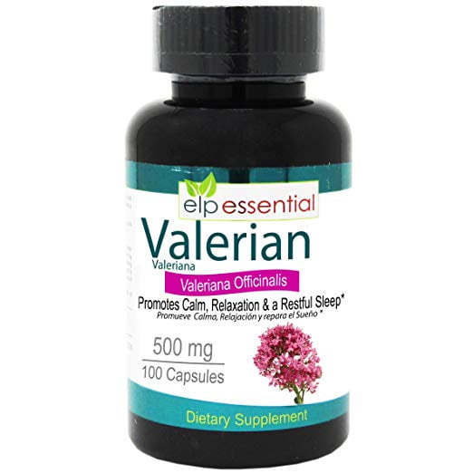 Valerian Root Valeriana officinalis 500 mg 100 Capsules - Walmart.com