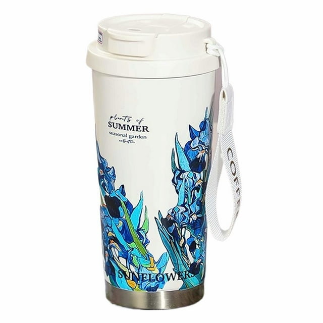 SharkTRUE Elegant Large Capacity Dual-Lined Cup With Tea Strainer - Perfect For Work & Gifting