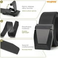 thumbnail image 5 of WHIPPY Mens Nylon Web Belt Outdoor Nylon Work Belt with Heavy Quick Release Buckle, 5 of 9