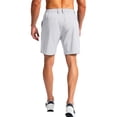 thumbnail image 5 of JoveMarine Men's Straight Leg Cargo Shorts with Zipper Pockets, Loose Fit Casual Work Shorts for Outdoor, Exercise and Daily Wear Light Gray S, 5 of 5