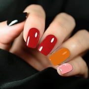 Karma Organic Beautiful Halal Certified Nail Polish Gift Set- Truly Breathable Cruelty Free and Vegan - Oxygen Permeable Wudu Friendly Nail Enamel (Coral Classics)