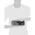 thumbnail image 2 of Cosco 098206 Brushed Metal Office Sign  Employees Only  9 x 3  Silver, 2 of 2