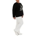thumbnail image 2 of Holiday Time Women's Plus Size Super Soft Festive Pullover Sweatshirt, 2 of 5