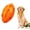 A, variant on BotaniNest Squeaky Dog Toys For Chews: Rubber Puppy Chew Balls With Squeaks Virtually Indestructible And Durable Pet Toy For Medium And Large Breeds