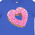 thumbnail image 4 of Inktastic Heart Shaped Donut with Pink Icing and Sprinkles Boys or Girls Baby T-Shirt, 4 of 5