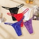 thumbnail image 5 of Ropa interior de encaje para mujer, tangas de cintura ajustable de tiro bajo, perspectiva Sexy, Tanga, calzoncillos transpirables para mujer, lencería, 5 of 5