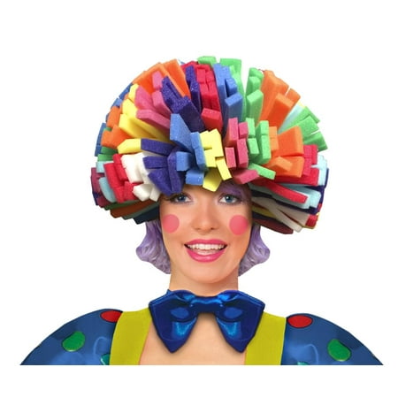 Foam Wing - Clown Wig Adult Foam Costume Hat - One Size