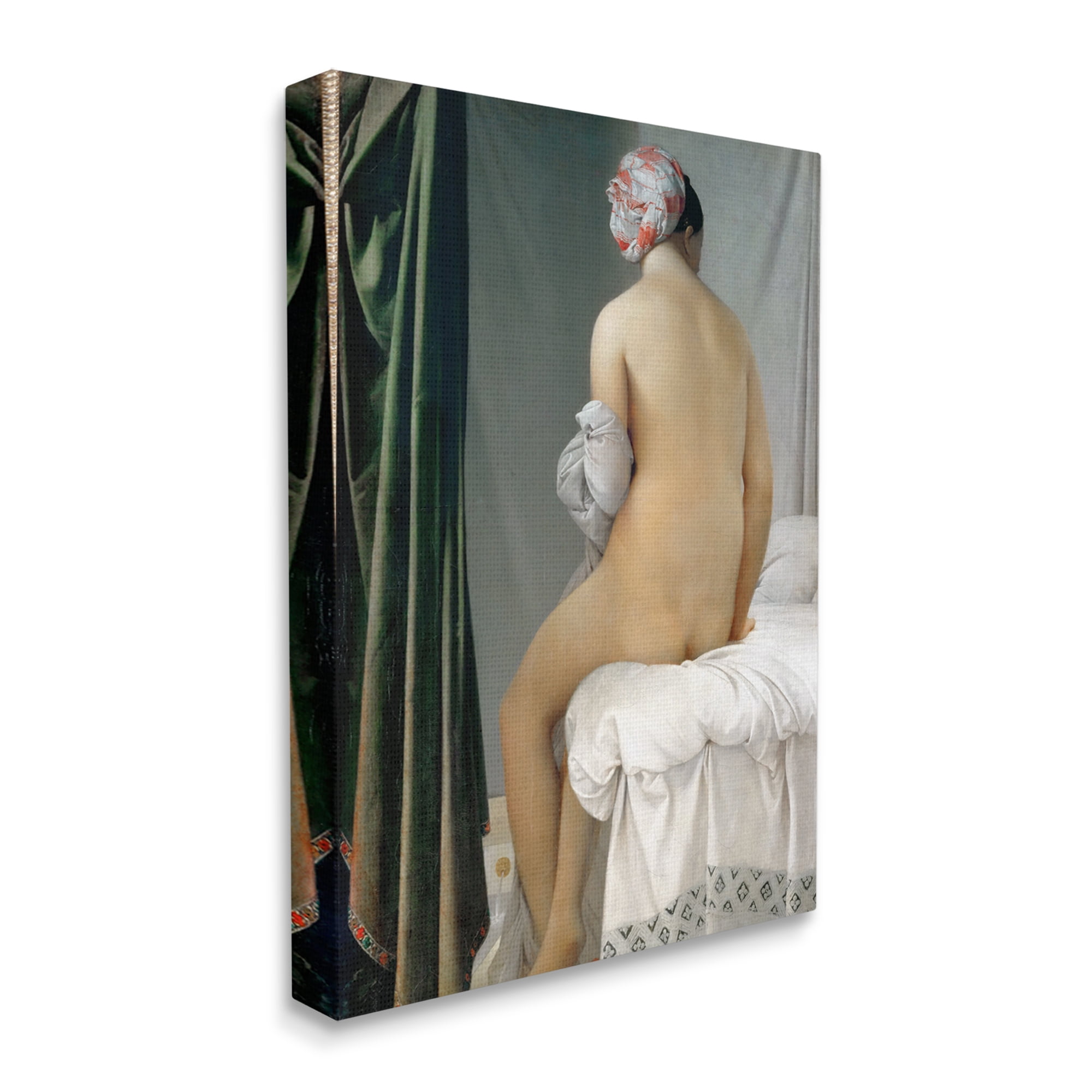 Stupell Industries La Baigneuse Valpincon Jean Auguste Dominique Ingres Bather Painting Painting Gallery Wrapped Canvas Print Wall Art, Design by one1000paintings