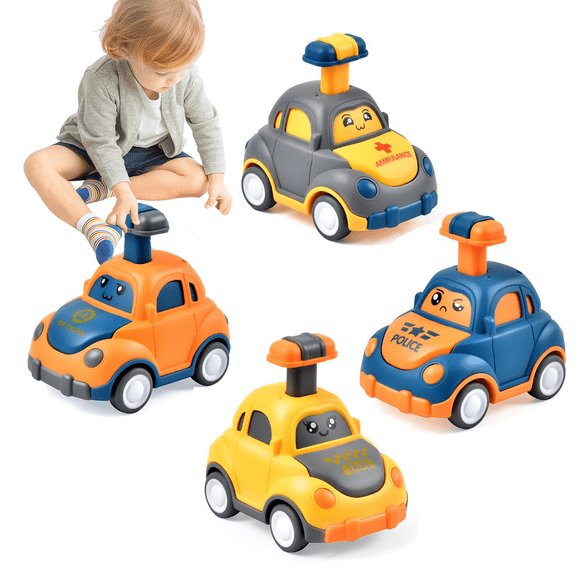 Car Toys for 1 2 3 Year Old Boy girl First Birthday Gifts for Toddler Toys Age 1 2 3 Year Old Boy Birthday Gift for Infant Toddlers