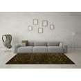 thumbnail image 3 of Ahgly Company Indoor Rectangle Abstract Orange Modern Area Rugs, 8' x 10', 3 of 4