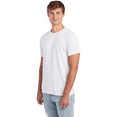 thumbnail image 2 of JERZEES Men's Ring-Spun T-Shirt, 50/50 Cotton/Polyester, Men's Short Sleeve, Pre-Shrunk, White, S, 2 of 5