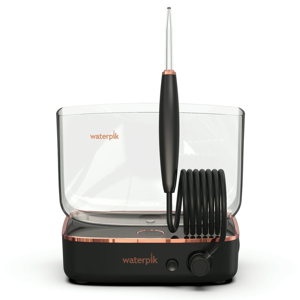 Waterpik Sidekick Countertop Travel Water Flosser, Black with Copper