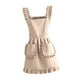 thumbnail image 3 of Delantal retro con volantes, disfraz de cosplay, cafetería, cocina, cocina, repostería, hogar, regalo, Beige, 3 of 6