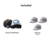 Cricut Hat Press Bundle for Custom Caps, 3 Blanks Kit