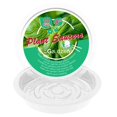 thumbnail image 1 of Platillos para plantas Gardzen, plástico transparente, resistente, 20 cm, 1 of 8