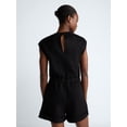 thumbnail image 3 of Scoop Women's and Women's Plus Scubaknit Crewneck Romper, Sizes XS-4X, 3 of 5