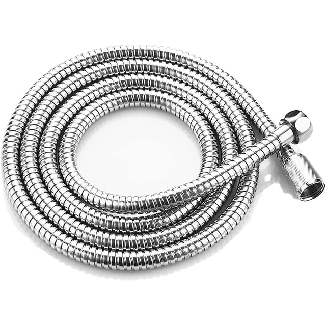 Manguera de ducha de acero inoxidable de 2 m, manguera de ducha universal, conector roscado universal (g1/2 pulgada) (1,5 m)