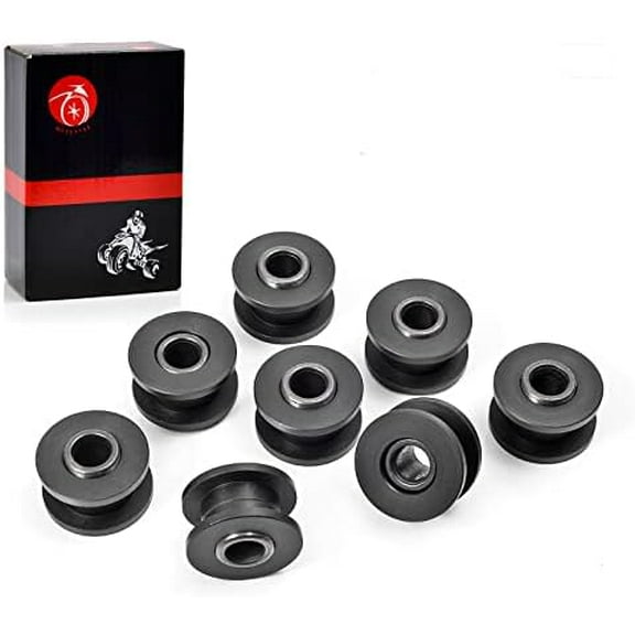 All 4 Absorber Shock Bushing & Bearing Sleeve Kit Compatible with Arctic Cat 250 300 400 500 650 700 1998-2006 0604-310 0403-028