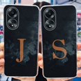 thumbnail image 3 of For OPPO A58 4G Case CPH2577 Cover New Fashion Flower Letters Clear Soft Silicone Funda For OPPO A58 4G 2023 A 58 OPPOA58 Bumper Marble - R For OPPO A58 4G, 3 of 6