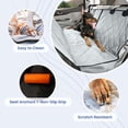 thumbnail image 5 of 4Knines Dog Seat Cover with Hammock for Fold Down Rear Bench Seat, Heavy Duty, Black, 5 of 10