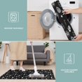 thumbnail image 6 of Black Gothic Skull Cat Pattern Kitchen Rugs Sets Of 3,Kitchen Runner Rugs Non Skid Washable,Decorative Kitchen Floor Mats for Kitchen,Sink,Laundry,17"x30"+ 17"x47" + 17"x59", 6 of 6