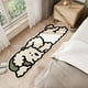 thumbnail image 5 of Aparatos de cocina, accesorios de cocina, alfombra de baño suave con forma de oveja, antideslizante, para dormitorio y sala de estar, cómoda y ecológica, fácil de limpiar y mantener., 5 of 6
