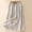 *Beige, variant on ClodeEU Women's Embroidered Linen Blend Elastic Waist Midi Skirt ,Loose Fit Vintage Casual Summer Skirt Yellow,Womens Plus M
