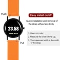 thumbnail image 5 of Uxcell Silicone Watch Band 20mm Rubber Watch Strap with Electroplated Stainless Steel Buckle for Men Women, Orange, 5 of 6